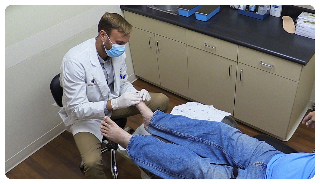 Dr. LeJeune - with patient - OCfeet.com