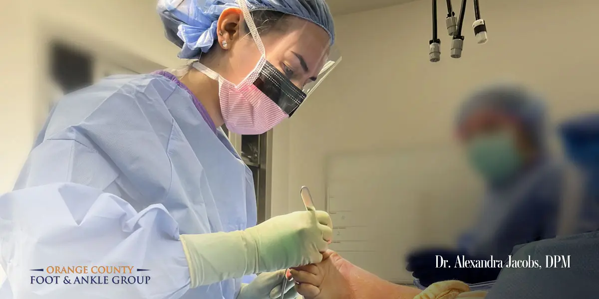 Dr. Alexandra Jacobs Foot Surgery